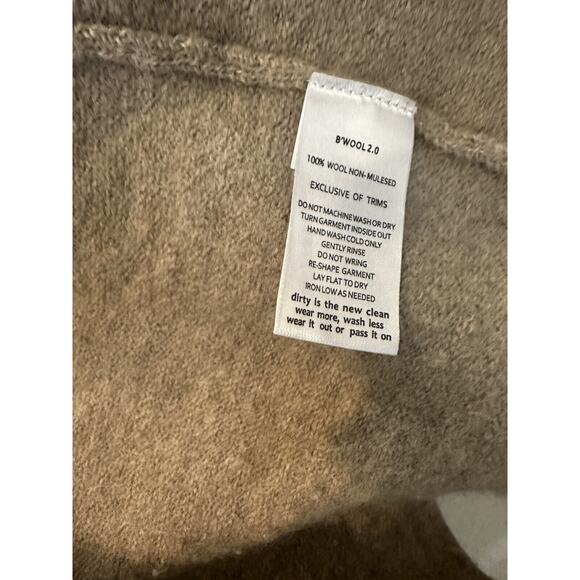 Toad & Co Merino Heartfelt Hoodie Duster Wool Long Open Cardigan Sweater Medium - Picture 12 of 14